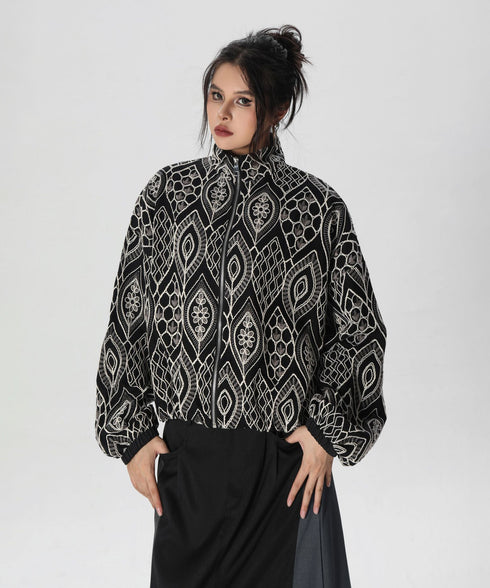 Black Mesh Layered Skirt